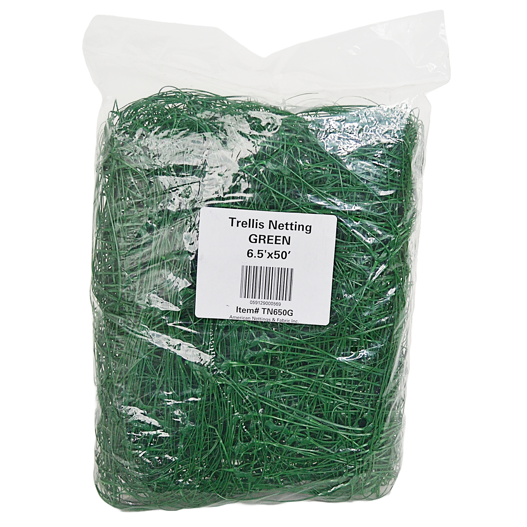 American Nettings & Fabric, Inc., Trellis Netting Green 6.5ft.x50ft., Model# TN650G